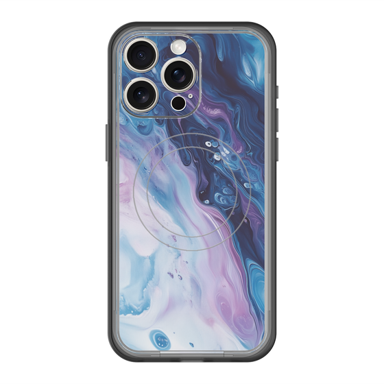 Slim Protection Premium Case with MagSafe［ Color Rain - Original - Twilight Ink ］