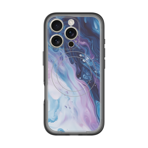 Slim Protection Premium Case with MagSafe［ Color Rain - Original - Twilight Ink ］