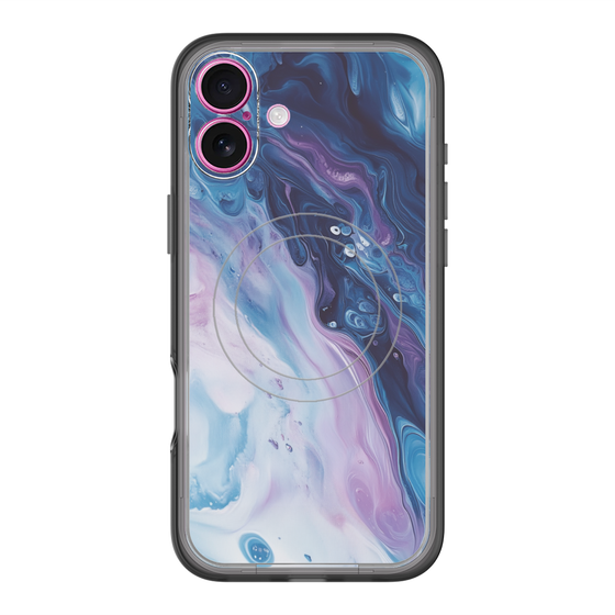 Slim Protection Premium Case with MagSafe［ Color Rain - Original - Twilight Ink ］