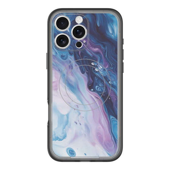 Slim Protection Premium Case with MagSafe［ Color Rain - Original - Twilight Ink ］