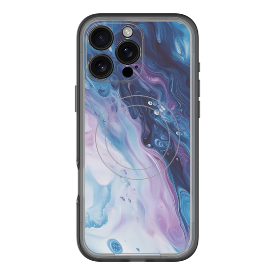 Slim Protection Premium Case with MagSafe［ Color Rain - Original - Twilight Ink ］