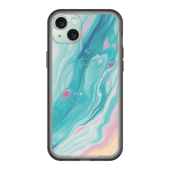 Slim Protection Premium Case with MagSafe［ Color Rain - Original - Serene Wave ］