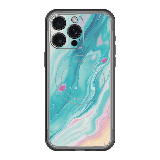 Slim Protection Premium Case with MagSafe［ Color Rain - Original - Serene Wave ］