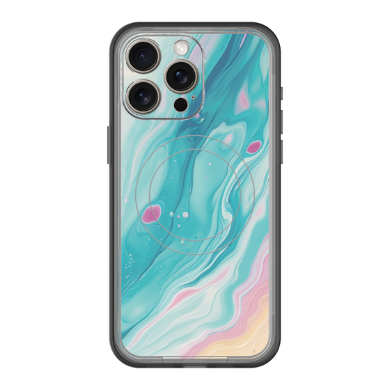 Slim Protection Premium Case with MagSafe［ Color Rain - Original - Serene Wave ］