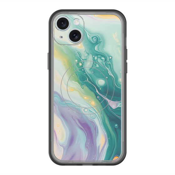 Slim Protection Premium Case with MagSafe［ Color Rain - Original - Dusky Forest ］