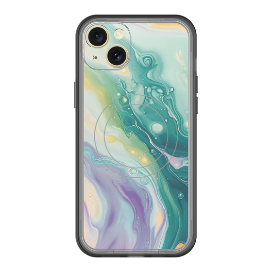 Slim Protection Premium Case with MagSafe［ Color Rain - Original - Dusky Forest ］