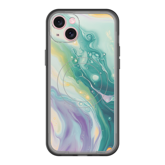 Slim Protection Premium Case with MagSafe［ Color Rain - Original - Dusky Forest ］