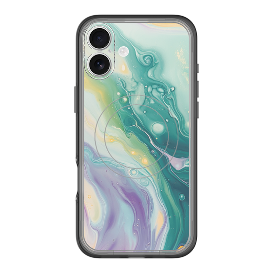 Slim Protection Premium Case with MagSafe［ Color Rain - Original - Dusky Forest ］