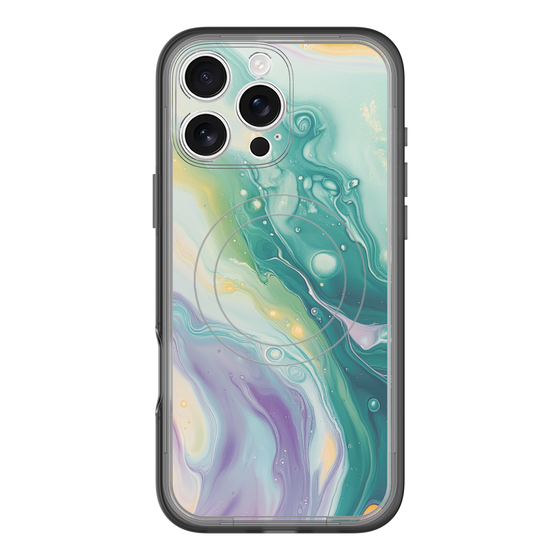 Slim Protection Premium Case with MagSafe［ Color Rain - Original - Dusky Forest ］