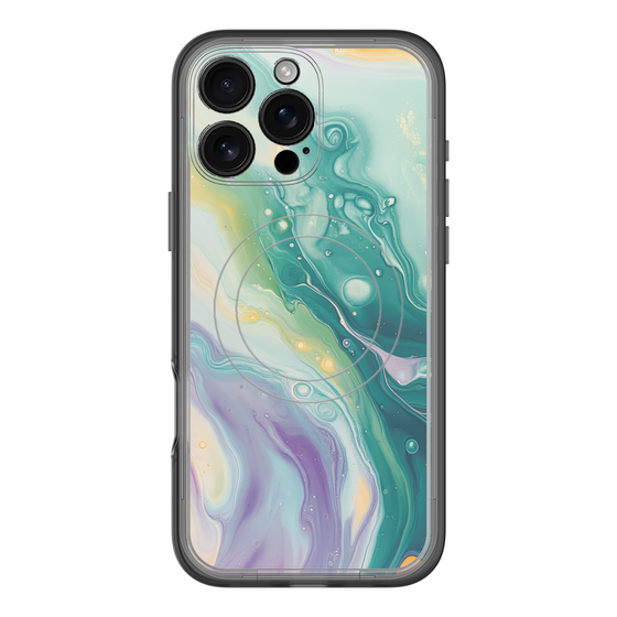 Slim Protection Premium Case with MagSafe［ Color Rain - Original - Dusky Forest ］