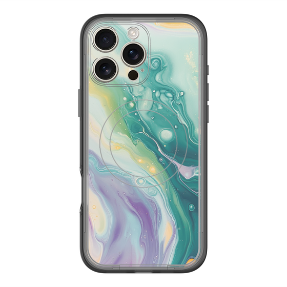 Slim Protection Premium Case with MagSafe［ Color Rain - Original - Dusky Forest ］