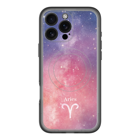 Slim Protection Premium Case with MagSafe［ STARRY SIGNS - Original - Aries ］