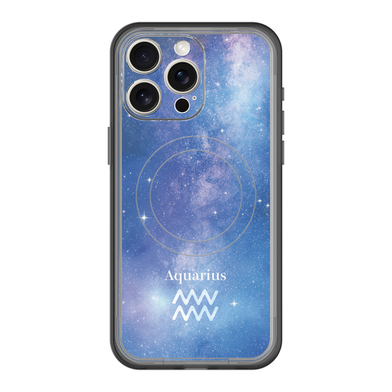 Slim Protection Premium Case with MagSafe［ STARRY SIGNS - Original - Aquarius ］