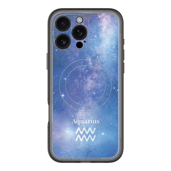 Slim Protection Premium Case with MagSafe［ STARRY SIGNS - Original - Aquarius ］