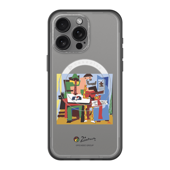 Slim Protection Premium Case with MagSafe［ PICASSO - Three Musicians ］