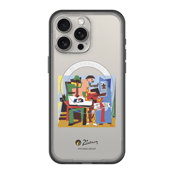 Slim Protection Premium Case with MagSafe［ PICASSO - Three Musicians ］