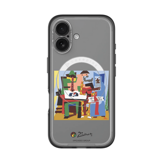 Slim Protection Premium Case with MagSafe［ PICASSO - Three Musicians ］