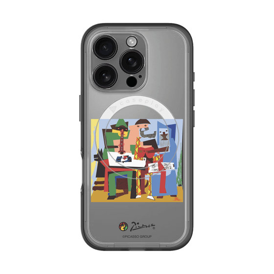Slim Protection Premium Case with MagSafe［ PICASSO - Three Musicians ］