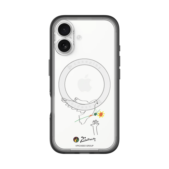 Slim Protection Premium Case with MagSafe［ PICASSO - Dove of Peace ］