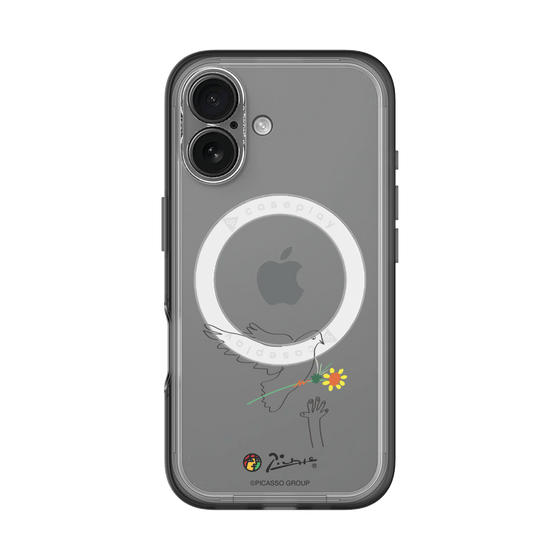 Slim Protection Premium Case with MagSafe［ PICASSO - Dove of Peace ］