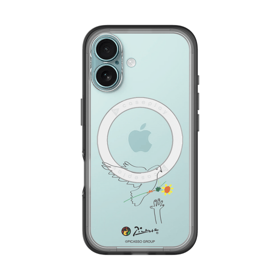 Slim Protection Premium Case with MagSafe［ PICASSO - Dove of Peace ］
