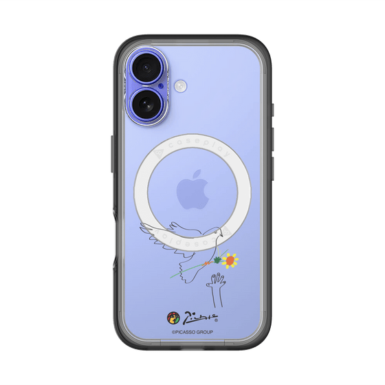 Slim Protection Premium Case with MagSafe［ PICASSO - Dove of Peace ］