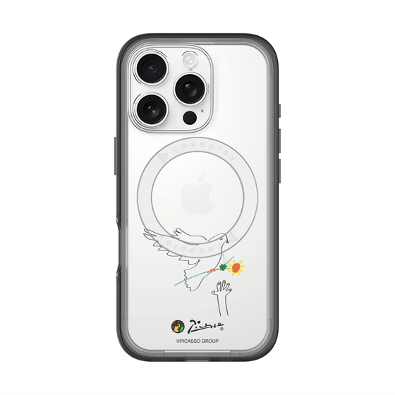Slim Protection Premium Case with MagSafe［ PICASSO - Dove of Peace ］