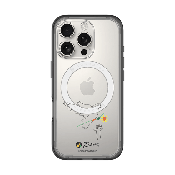 Slim Protection Premium Case with MagSafe［ PICASSO - Dove of Peace ］
