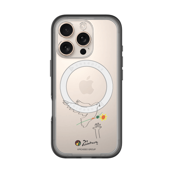 Slim Protection Premium Case with MagSafe［ PICASSO - Dove of Peace ］