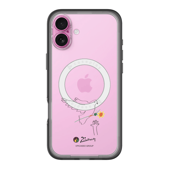 Slim Protection Premium Case with MagSafe［ PICASSO - Dove of Peace ］