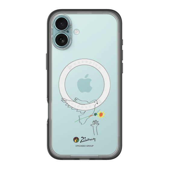 Slim Protection Premium Case with MagSafe［ PICASSO - Dove of Peace ］