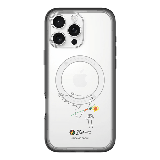 Slim Protection Premium Case with MagSafe［ PICASSO - Dove of Peace ］