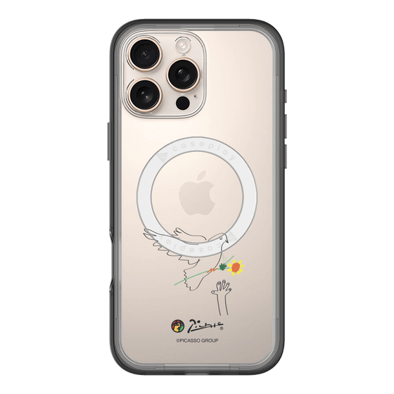 Slim Protection Premium Case with MagSafe［ PICASSO - Dove of Peace ］