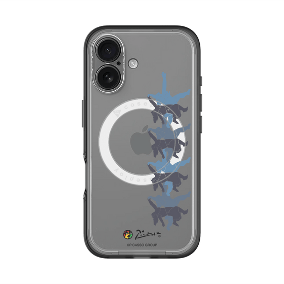 Slim Protection Premium Case with MagSafe［ PICASSO - Running on the Beach ］