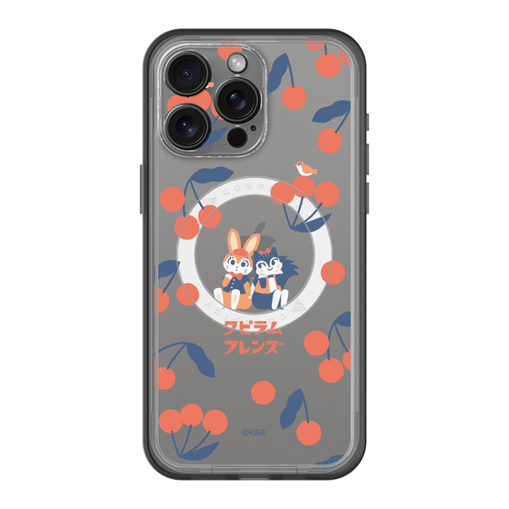 Slim Protection Premium Case with MagSafe［ Kuppyramu Friends - Cherry ］