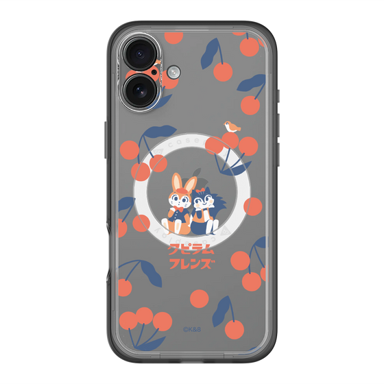 Slim Protection Premium Case with MagSafe［ Kuppyramu Friends - Cherry ］