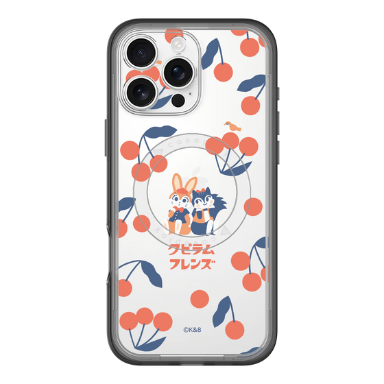 Slim Protection Premium Case with MagSafe［ Kuppyramu Friends - Cherry ］