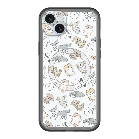 Slim Protection Premium Case with MagSafe［ Hello, It's Dog - Nap ］