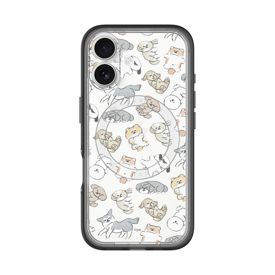 Slim Protection Premium Case with MagSafe［ Hello, It's Dog - Nap ］