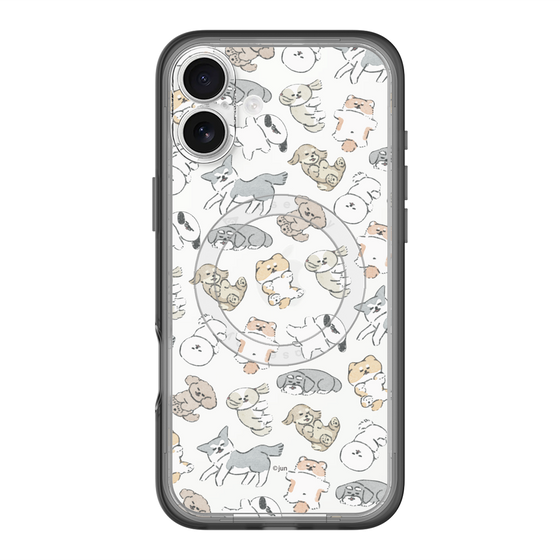 Slim Protection Premium Case with MagSafe［ Hello, It's Dog - Nap ］