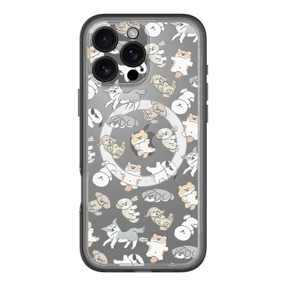 Slim Protection Premium Case with MagSafe［ Hello, It's Dog - Nap ］
