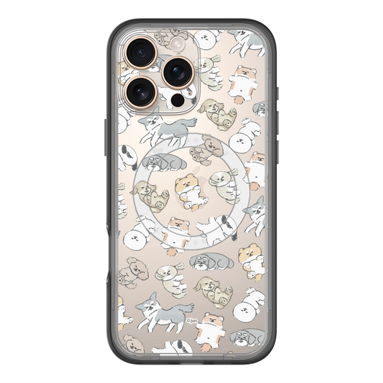 Slim Protection Premium Case with MagSafe［ Hello, It's Dog - Nap ］