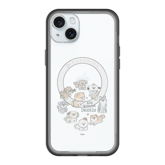 Slim Protection Premium Case with MagSafe［ Hello, It's Dog - All Together - Clear ］