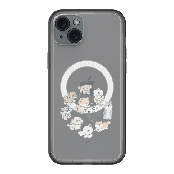 Slim Protection Premium Case with MagSafe［ Hello, It's Dog - All Together - Clear ］