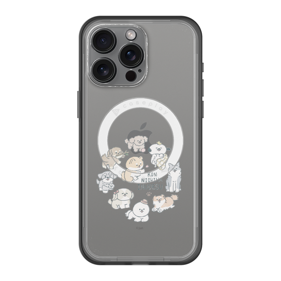 Slim Protection Premium Case with MagSafe［ Hello, It's Dog - All Together - Clear ］