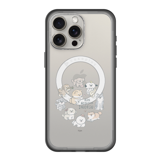 Slim Protection Premium Case with MagSafe［ Hello, It's Dog - All Together - Clear ］