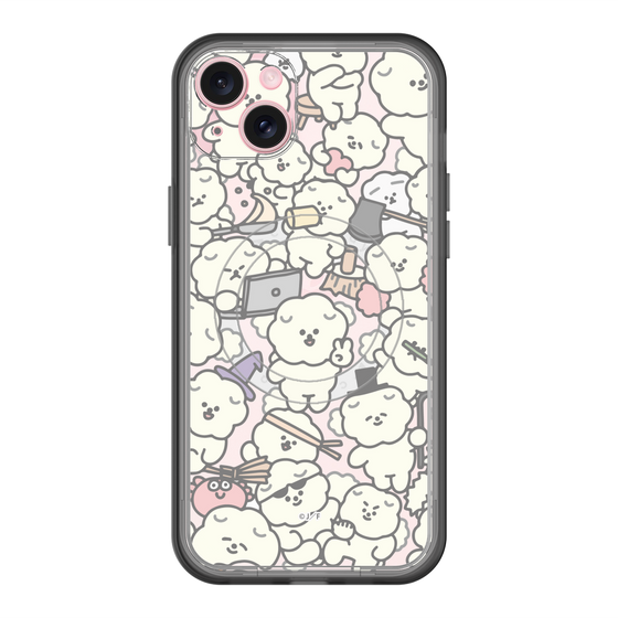 Slim Protection Premium Case with MagSafe［ Mossari Mosao - Fluffy - Clear ］