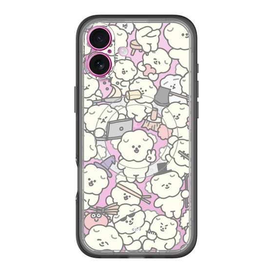 Slim Protection Premium Case with MagSafe［ Mossari Mosao - Fluffy - Clear ］