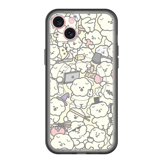 Slim Protection Premium Case with MagSafe［ Mossari Mosao - Fluffy - Beige ］