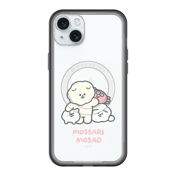 Slim Protection Premium Case with MagSafe［ Mossari Mosao - Everyone Together - Clear ］